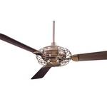 Ceiling Fan with Three Blades and Light Kit