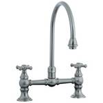 Hi-Rise Exposed Gooseneck Kitchen Faucet 