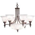 Nine-Light Chandelier