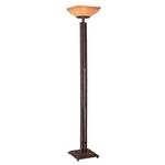 Torchiere with Scavo Glass 