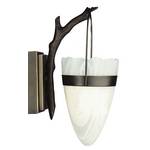Single-Light Branch Sconce with Alabaster Glass
