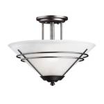 Two-Light Semi-Flush Ceiling Light