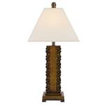 Stitched Wooden Table Lamp