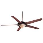 Ceiling Fan with Five Blades and Light Kit