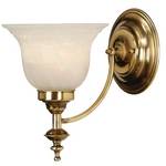 Sconce with Alabaster Glass