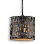 Woven Metal Drum Shade Mini-Pendant