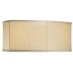 Large Rectangular Golden Silk Lampshade