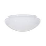 White Mushroom Lampshade with 5-7/8 inch fitter