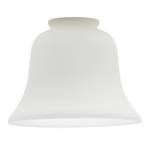 Bell-Shaped Satin White Glass Shade