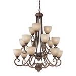Fifteen-Light Chandelier 