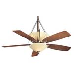 Ceiling Fan with Five Blades and Light Kit