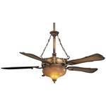 Ceiling Fan with Five Blades and Light Kit