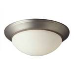 14-Inch Two-Light Flushmount Ceiling Fixture
