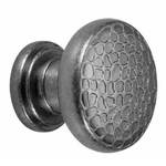 Round Hammered Cabinet Knob