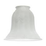 Bell-Shaped Alabaster White Glass Shade