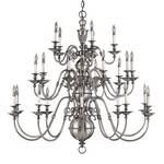 Twenty-Five-Light Candlestick Chandelier