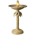 Low Voltage Birdbath with Light