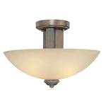 Three-Light Semi-Flush Ceiling Fixture