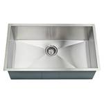 Large Square Undermount Stainless Steel Sink