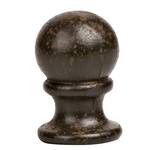 Rustic Iron Pawn Finial