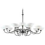 Medium Fifteen-Light Chandelier