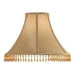 Medium Silk Lampshade with Gold Beads