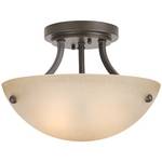 Two-Light Semi-Flush Ceiling Fixture