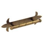 Scrolled 3-Inch Cabinet Pull with Backplate