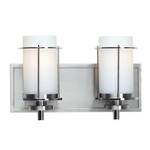 Two-Light Cylindrical Bathroom Fixture