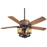 Ceiling Fan with Five Blades and Light Kit