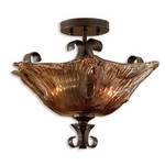Two-Light Semi-Flush Ceiling Fixture