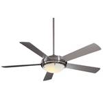 Ceiling Fan with Five Blades and Light Kit