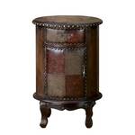 Leather Cabinet/End Table