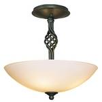 Three-Light Semi-Flush Ceiling Fixture