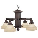 Four-Light Chandelier