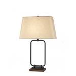 29-1/4-Inch Square Cutout Lamp with Rectangular Shade