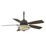 Ceiling Fan with Five Blades and Light Kit