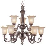 Nine-Light Chandelier 