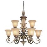 Nine-Light Chandelier