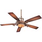 Ceiling Fan with Five Blades and Light Kit