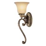 Single-Light Sconce with Carmelized Glass