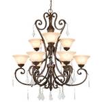 Nine-Light Chandelier 