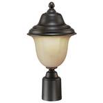 15-3/4-Inch Fluorescent Outdoor Post Light