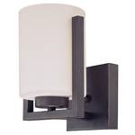 Sconce with Satin White Cylinder