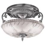 Three-Light Semi-Flush Ceiling Fixture