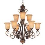 Nine-Light Chandelier