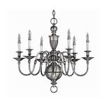 Six-Light Candlestick Design Chandelier 