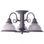 Three-Light Ceiling Fixture