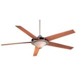 Ceiling Fan with Five Blades and Light Kit