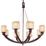 Eight-Light Chandelier